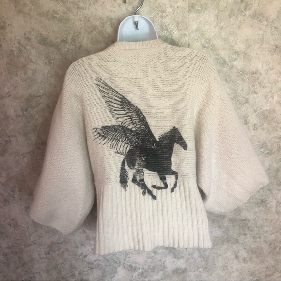 GAP Tops - GAP Pegasus Cropped Button-Front Sweater